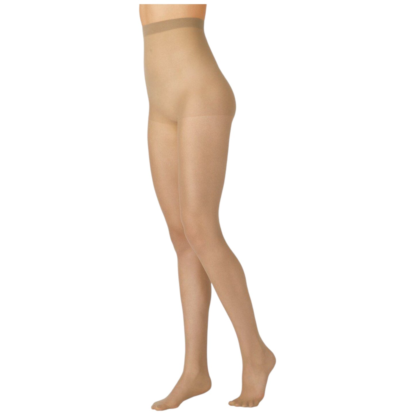 2 Pack Womens Razzamatazz Comfort Brief Sheers Sheer 15 Denier Stockings Natural