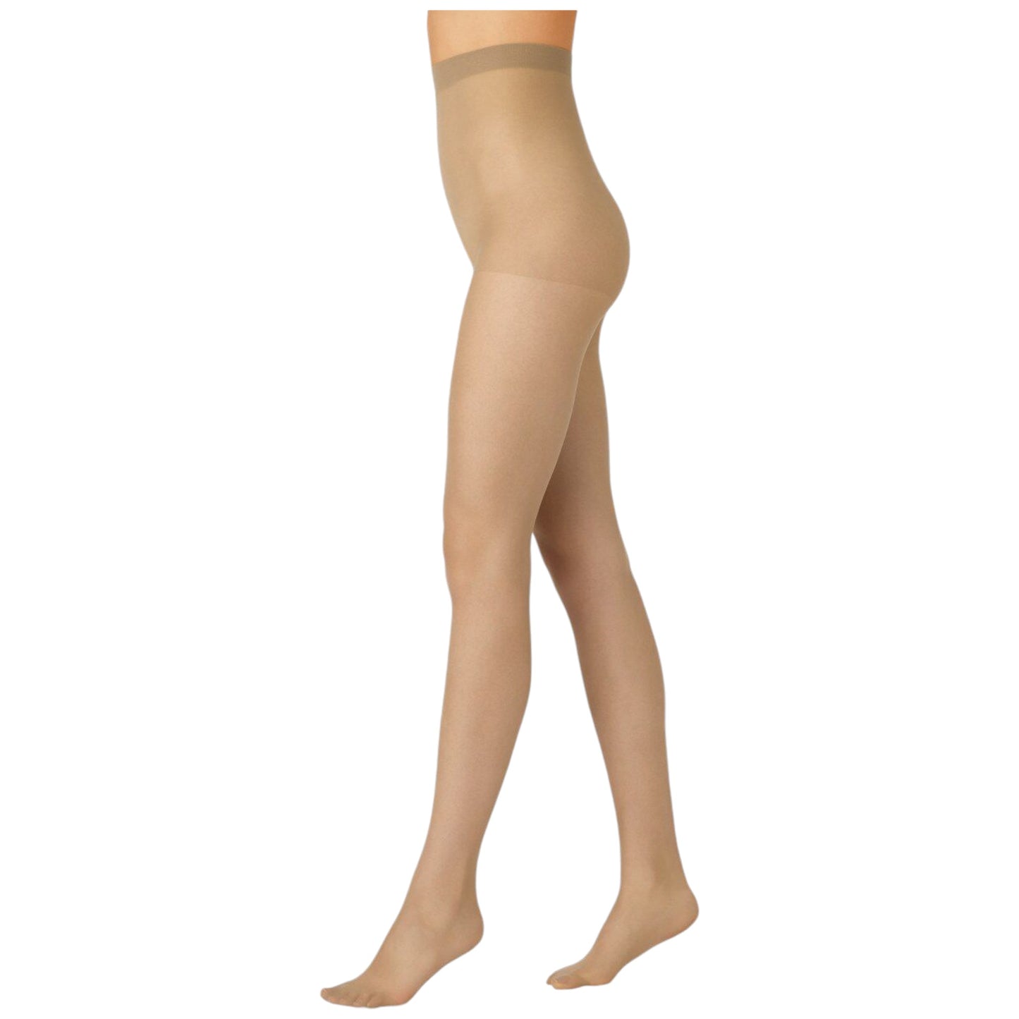 2 Pack Womens Razzamatazz Comfort Brief Sheers Sheer 15 Denier Stockings Natural