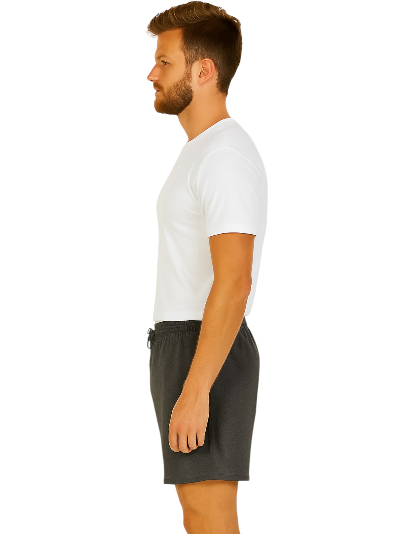 Mens KingGee Ruggers Active Shorts Charcoal