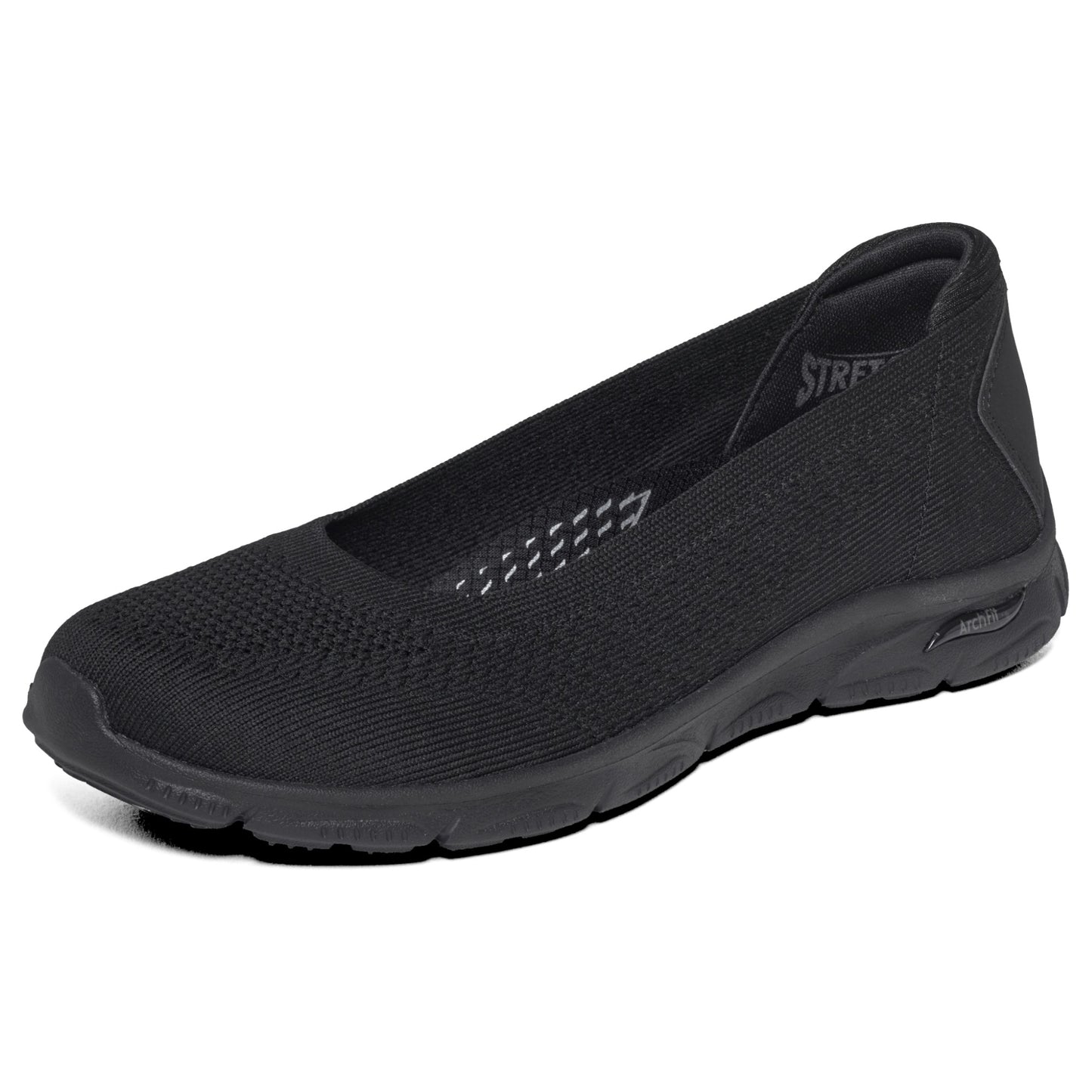 Womens Skechers Arch Fit Sunny - Zen Walk Shoes Black