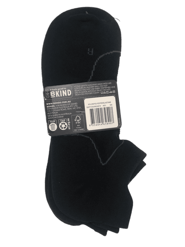 10 Pairs X Bonds Mens X-Temp Sport Low Cut Socks Black