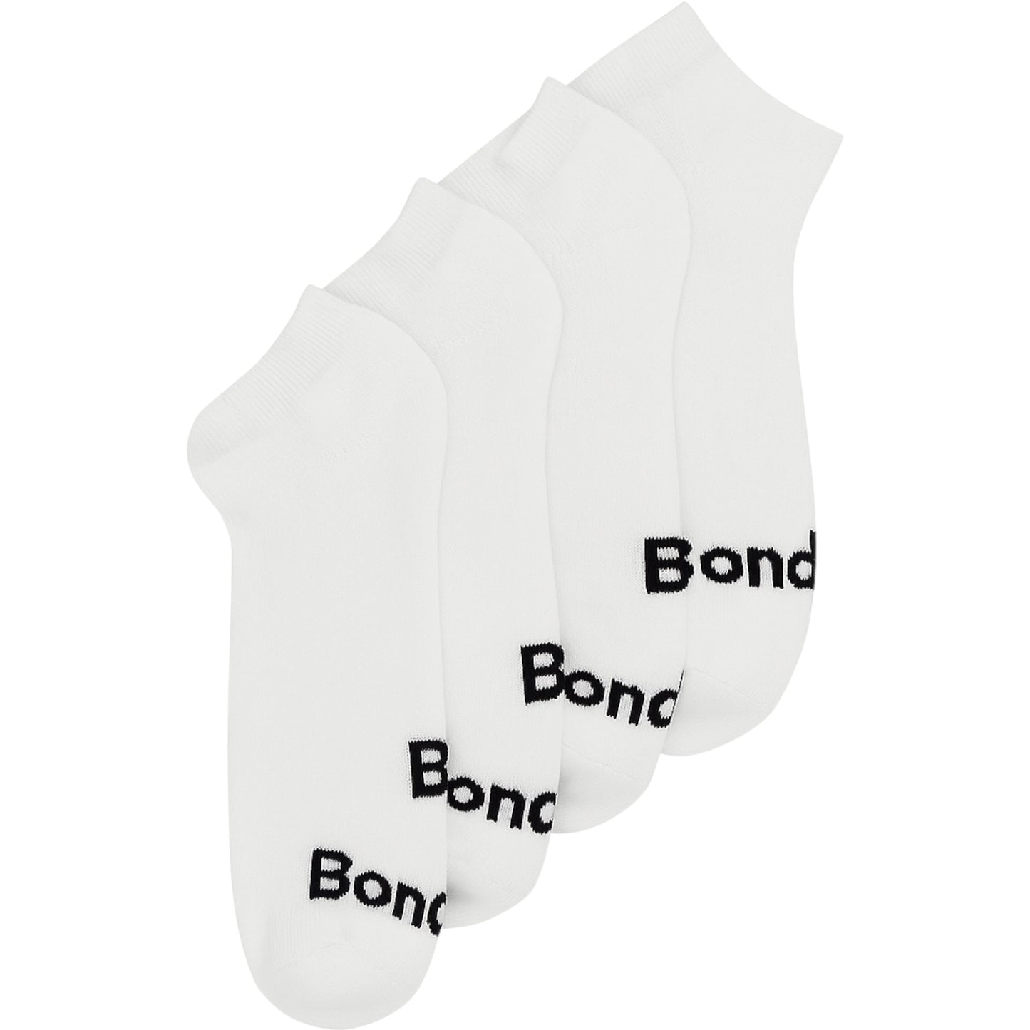 4 Pack Mens Bonds Everyday Value Low Cut Socks White