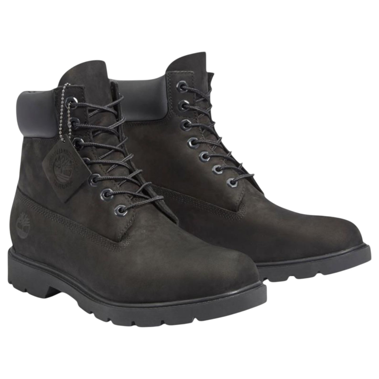 Mens Timberland 6-Inch Classic Boots Black Nubuck