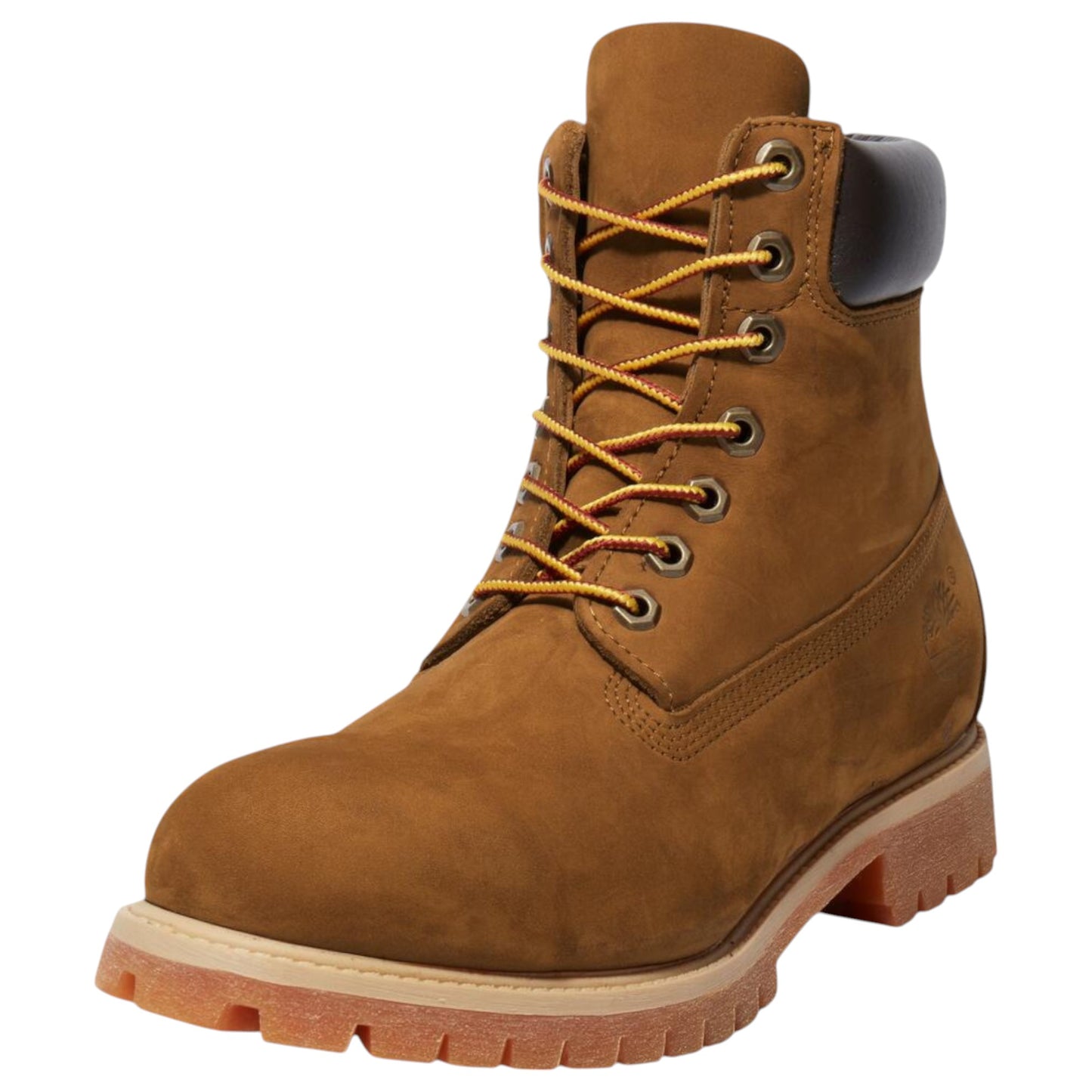 Mens Timberland 6-Inch Premium Boots Dark Wheat Nubuck