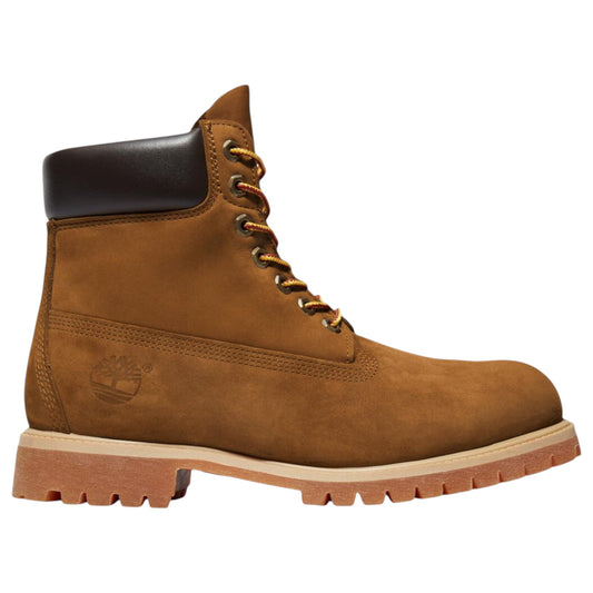 Mens Timberland 6-Inch Premium Boots Dark Wheat Nubuck