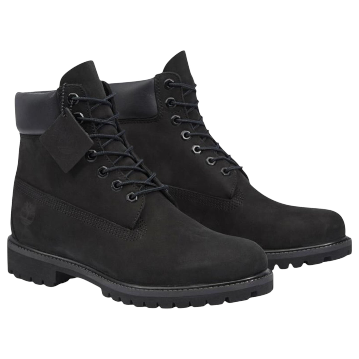 Mens Timberland 6-Inch Premium Boots Black Nubuck