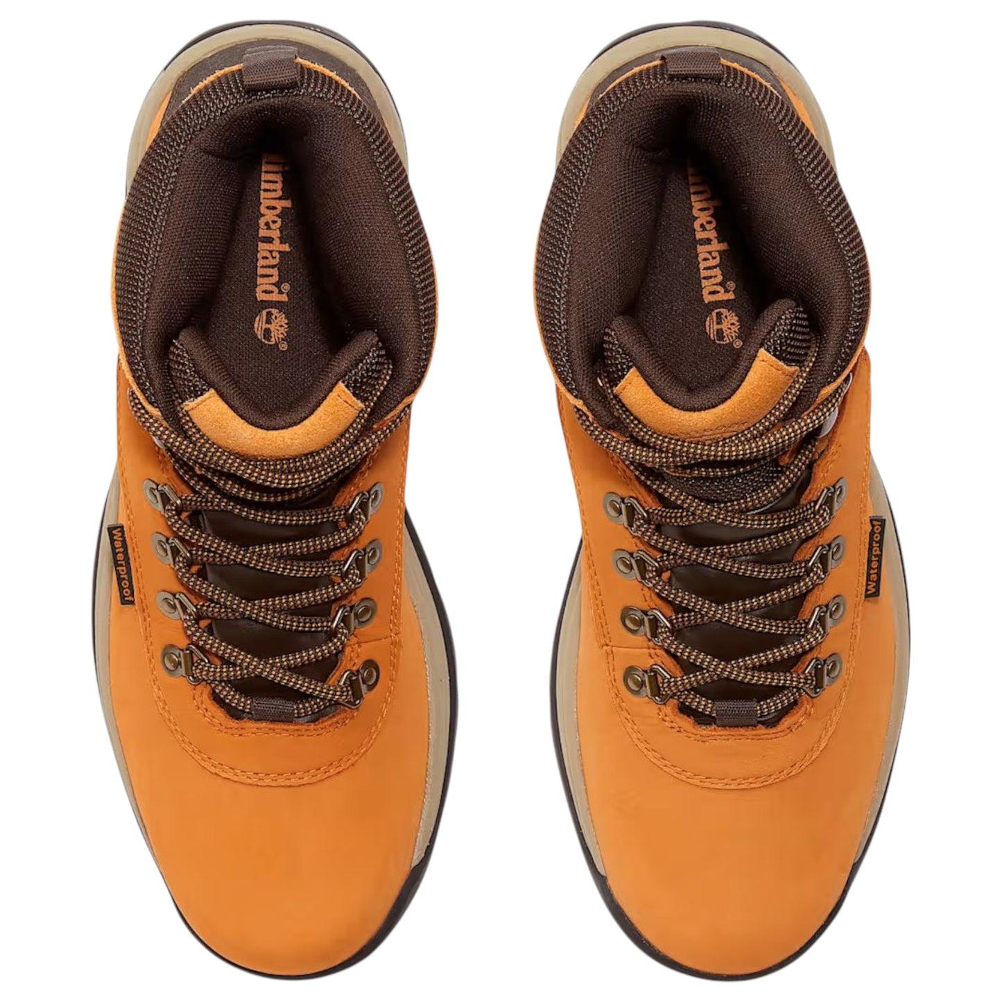 Mens Timberland White Ledge Mid Hiker Boots Wheat Nubuck