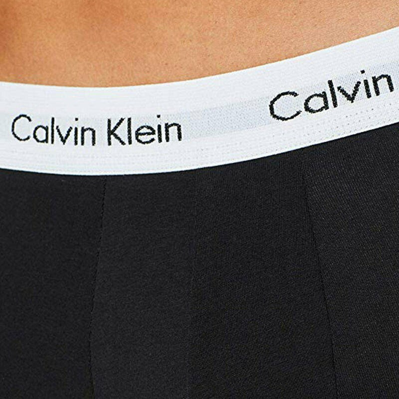 6 Pairs X Calvin Klein Mens Ck Low Rise Trunk Boxer Underwear Black 001