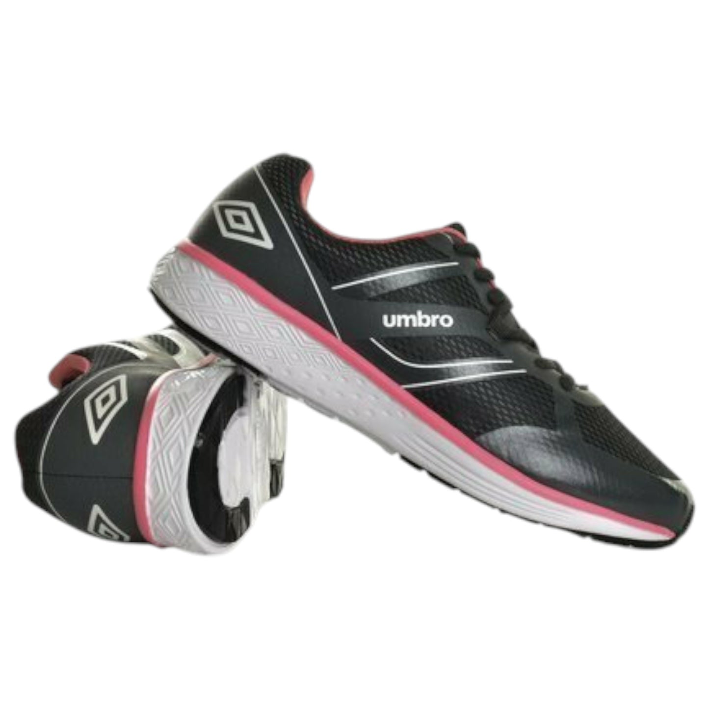 Womens Umbro Enim Shoes Dark Grey / Coral