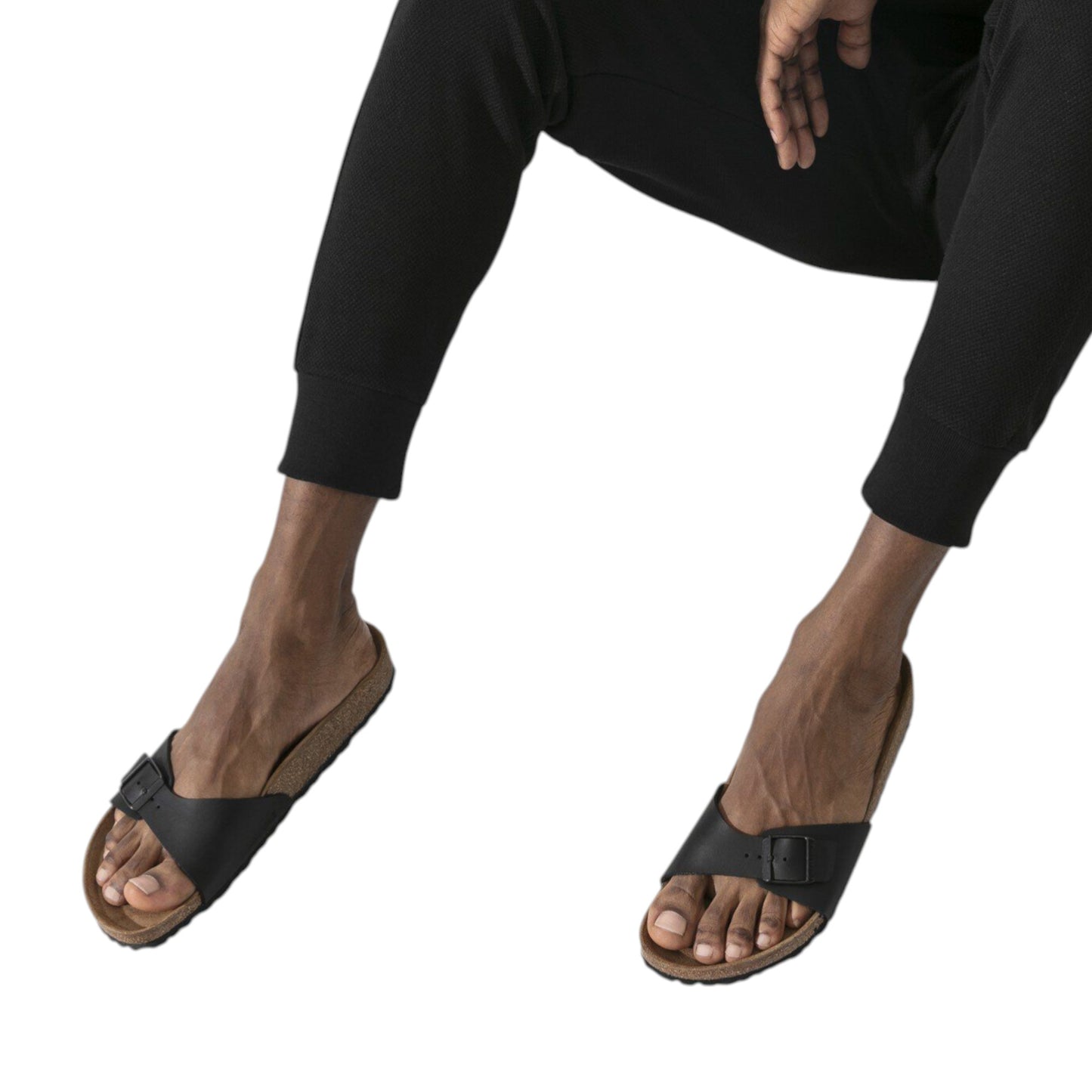 Womens Birkenstock Arizona SFB Birko-Flor Sandals Black