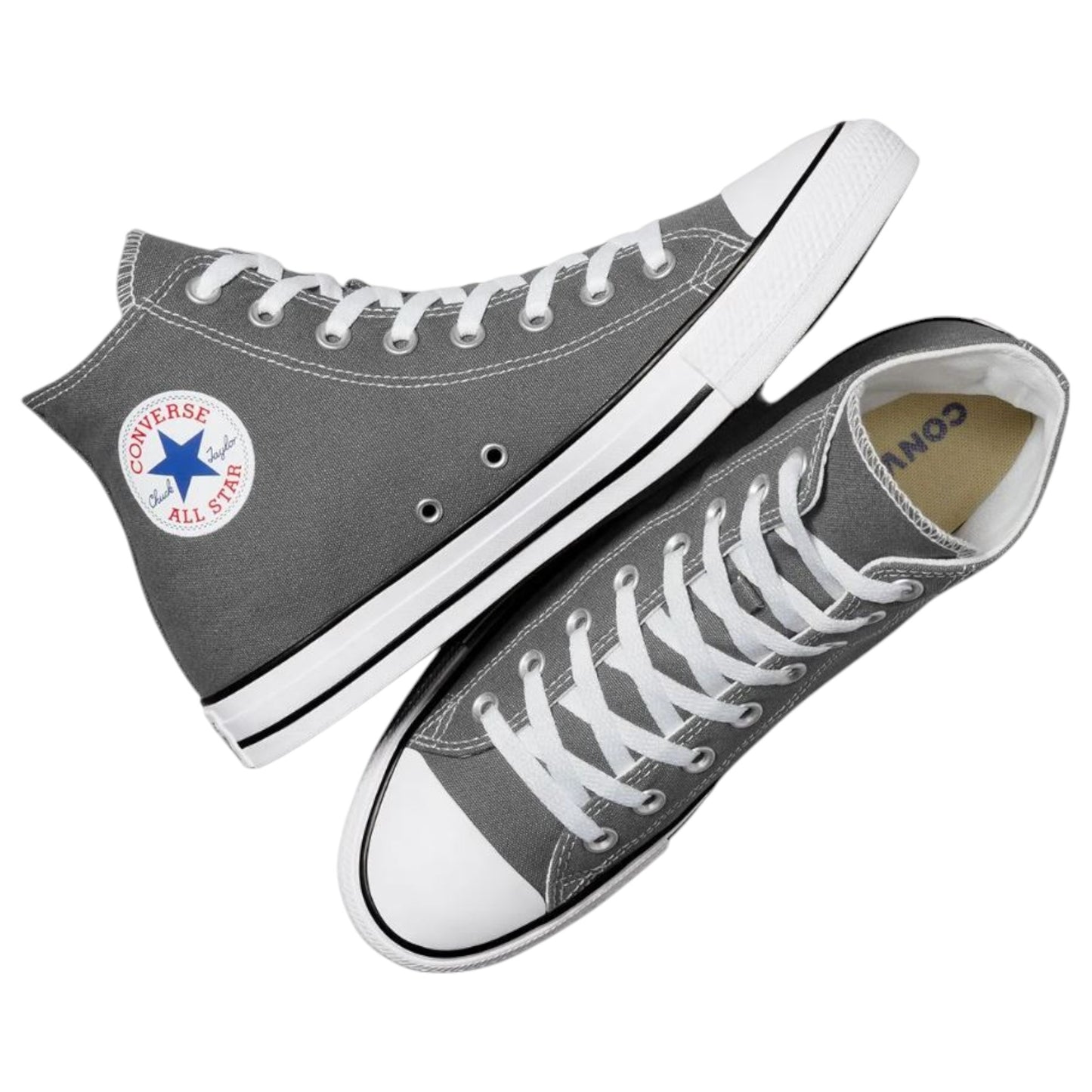 Unisex Adults Converse Classic High Top High Top Shoes Charcoal