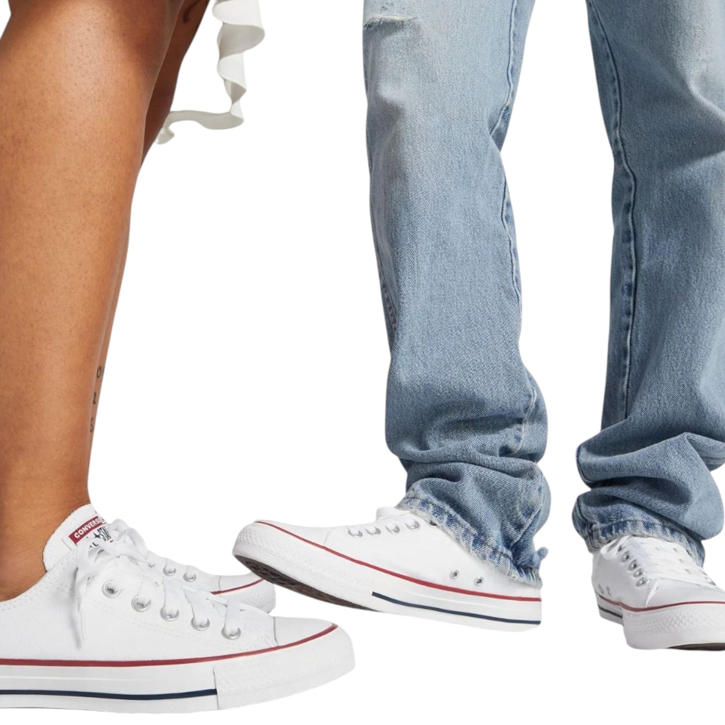 Unisex Adults Converse Chuck Taylor All Star Low Top Shoes Optical White