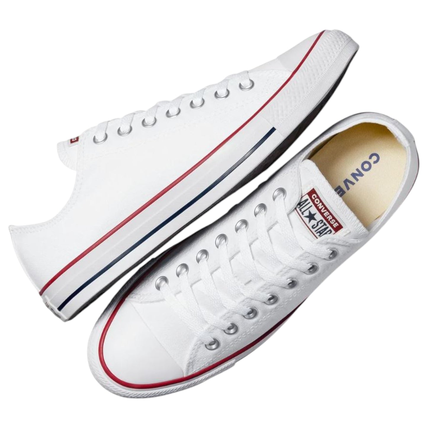 Unisex Adults Converse Chuck Taylor All Star Low Top Shoes Optical White