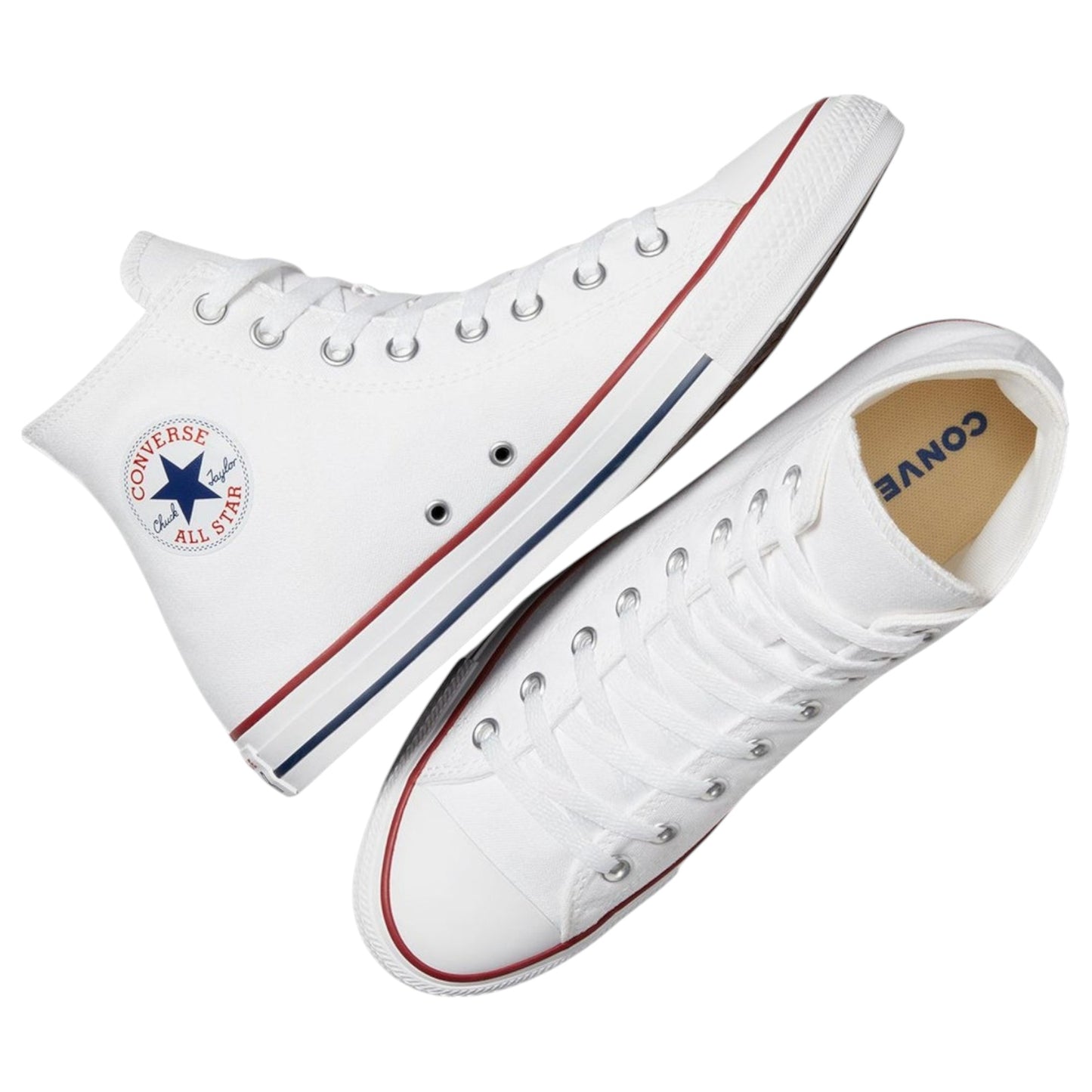 Unisex Adults Converse Chuck Taylor All Star High Top Shoes Optical White