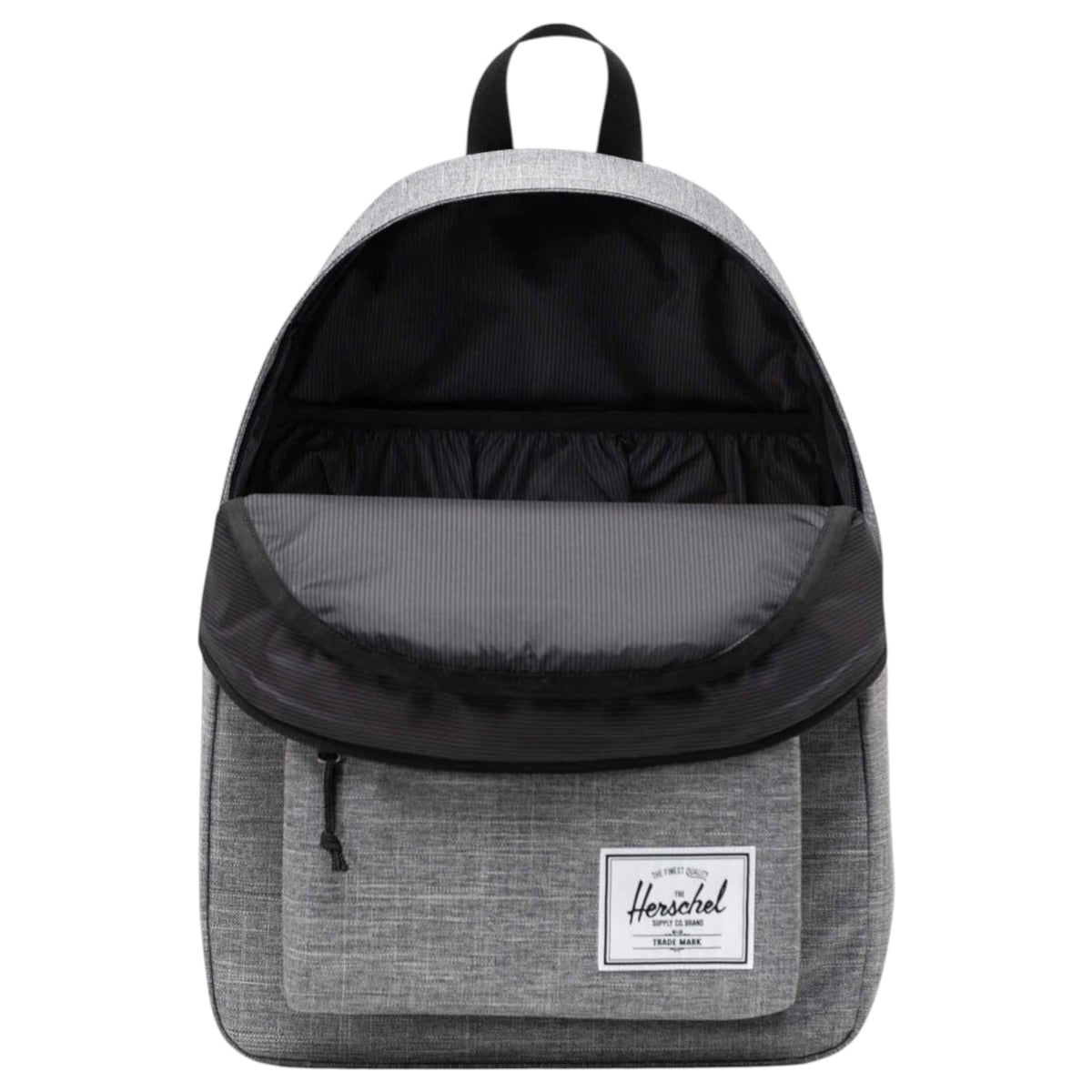Unisex Adults Herschel Classic 20L Backpack Raven Crosshatch