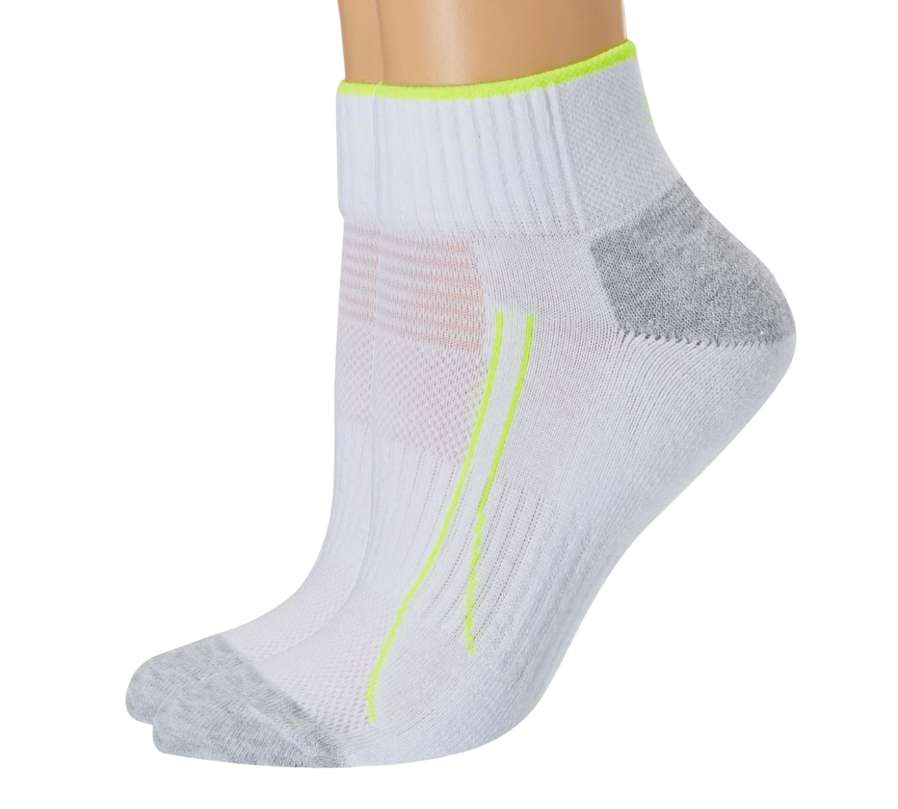 10 Pack Mens Puma Performance Training Quarter Crew Socks Black/White