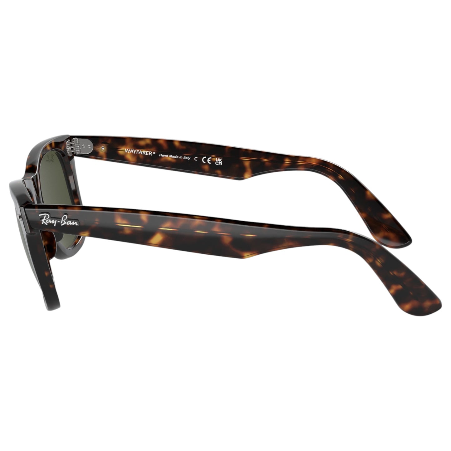 Unisex Adults Ray-Ban Original Wayfarer Classic RB2140 Sunglasses Tortoise/ Green