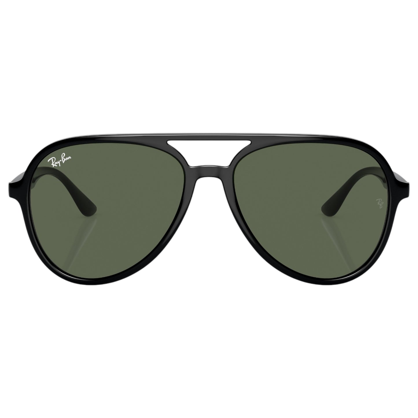 Unisex Adults Ray-Ban RB4376 Sunglasses Polished Black/ Dark Green