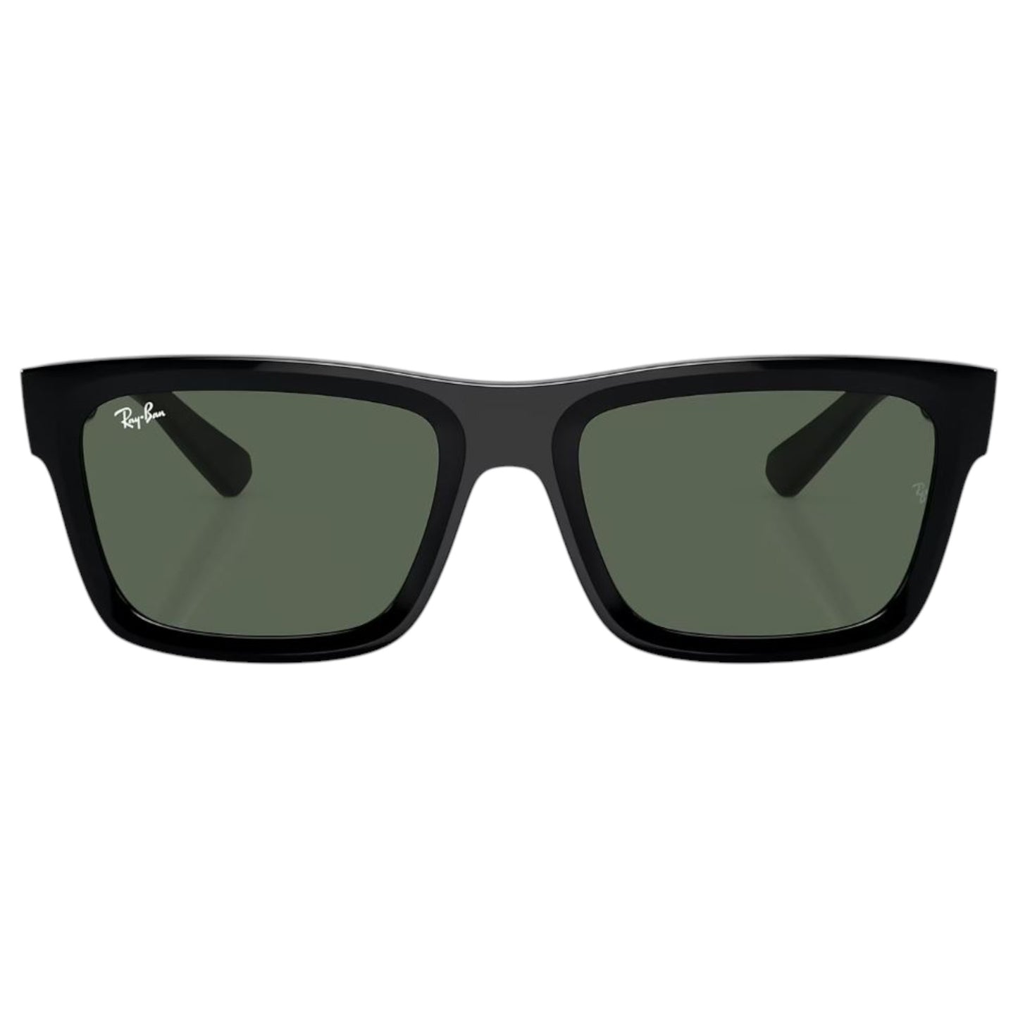 Unisex Adults Ray-Ban Warren RB4396 Sunglasses Polished Black/ Dark Green