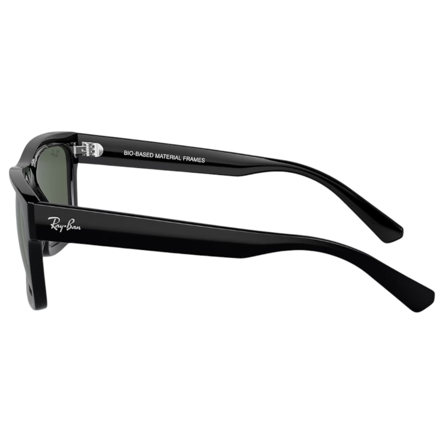 Unisex Adults Ray-Ban Warren RB4396 Sunglasses Polished Black/ Dark Green
