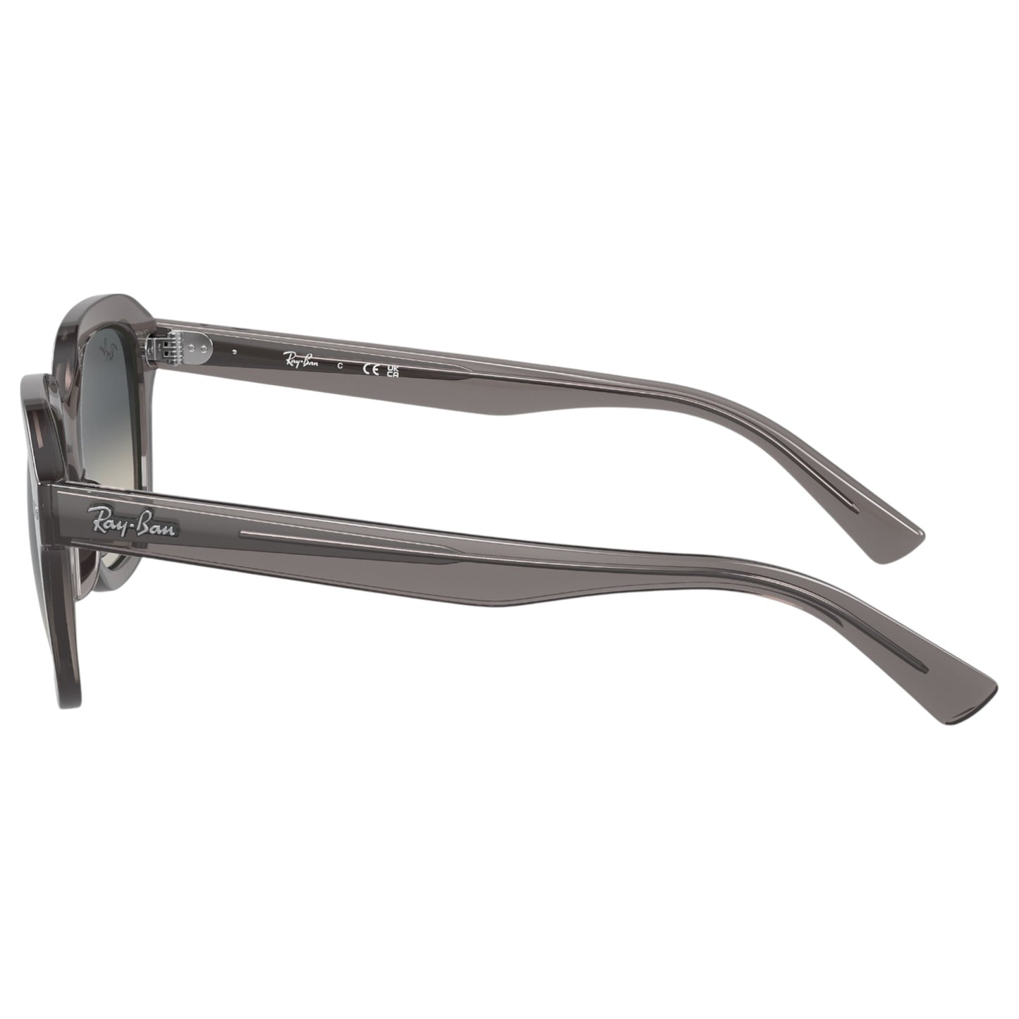 Unisex Adults Ray-Ban Erik RB4398 Sunglasses Polished Opal Dark Grey