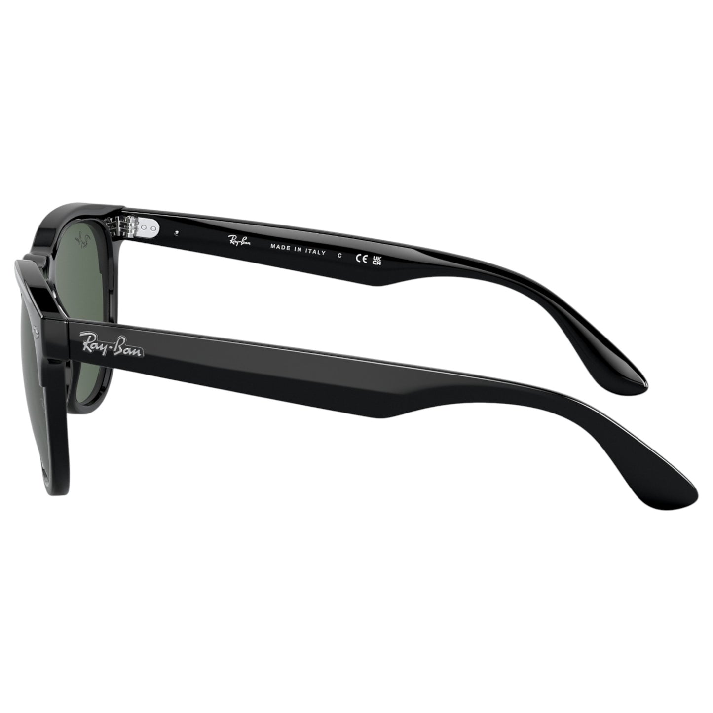 Unisex Adults Ray-Ban Iris RB4471 Sunglasses Polished Black/ Dark Green