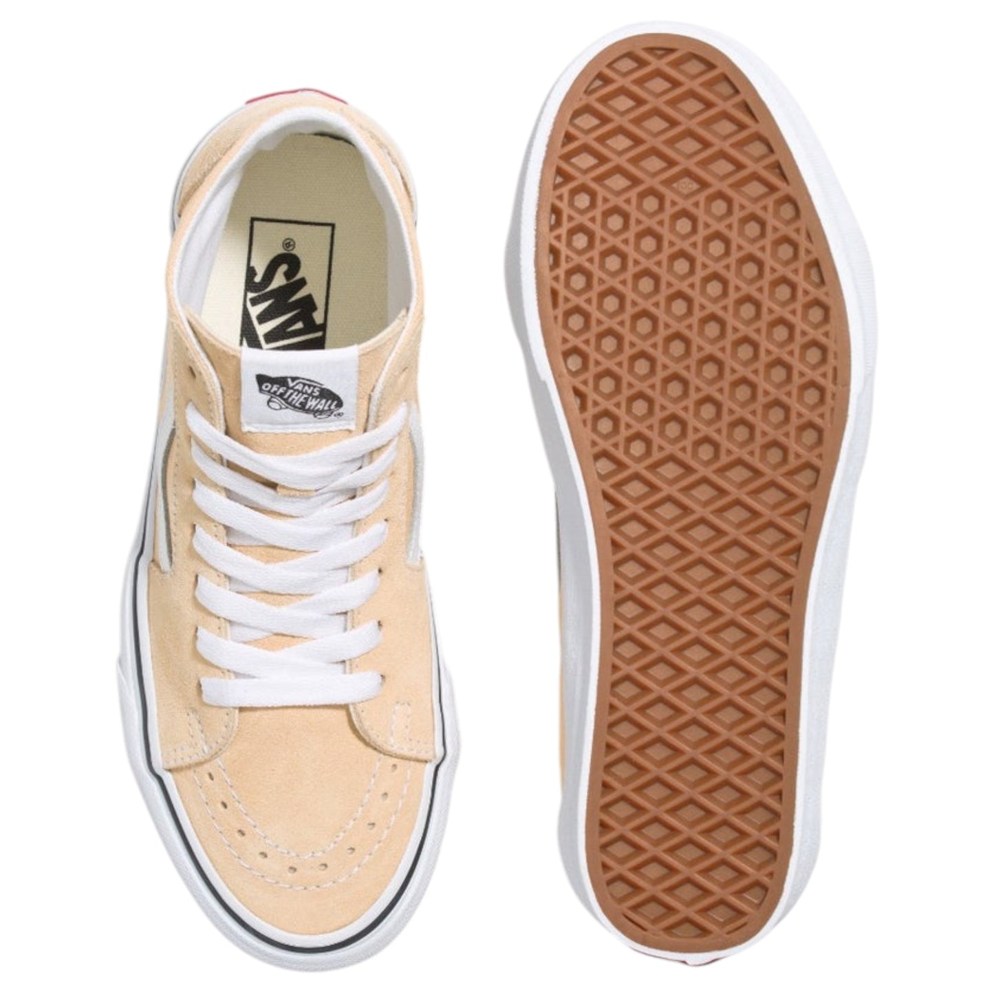 Mens Vans SK8-Hi Tapered Shoes Honey Peach