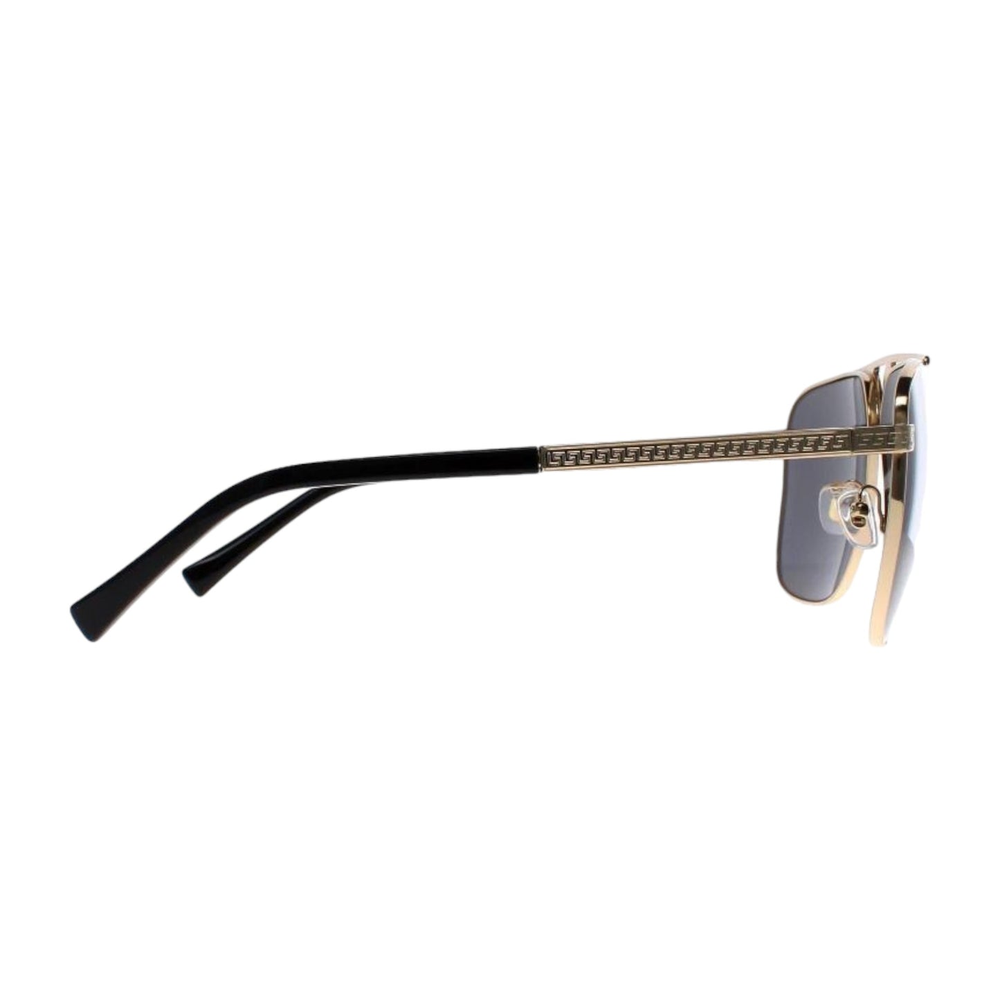 Mens Versace VE2238 Sunglasses Gold Matte Black/Dark Grey