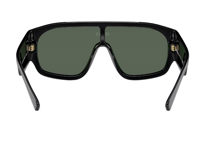 Unisex Versace Sunglasses Ve4439 Fashion Spectacles Black Dark Green Sunnies