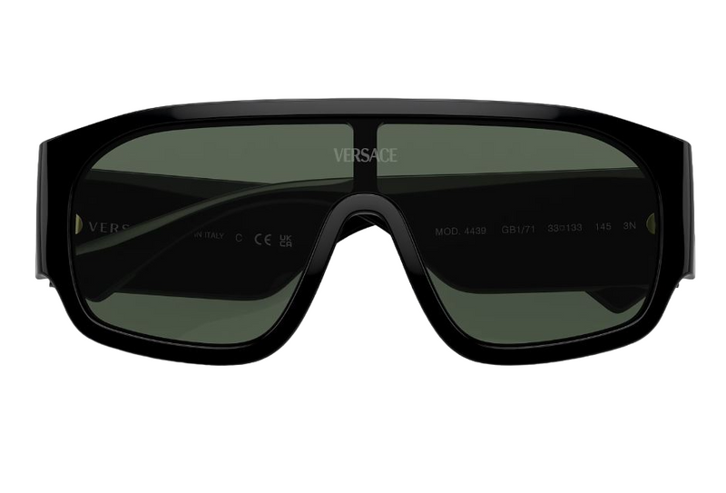 Unisex Versace Sunglasses Ve4439 Fashion Spectacles Black Dark Green Sunnies
