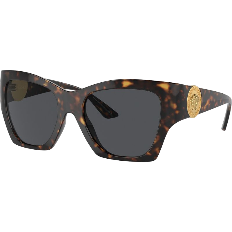 Womens Versace Sunglasses Ve4452 Havana Dark Grey Sunnies