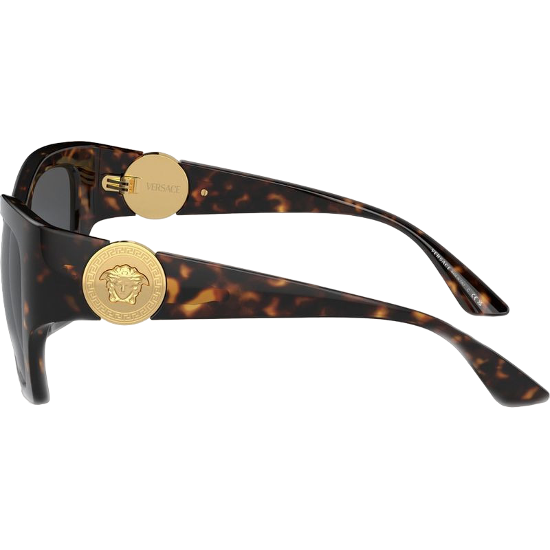 Womens Versace Sunglasses Ve4452 Havana Dark Grey Sunnies