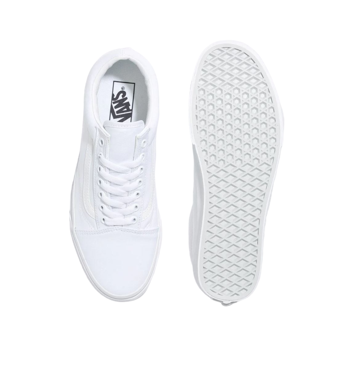 Mens Vans Old Skool Shoes White