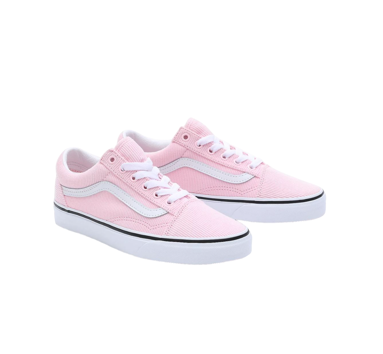 Mens Vans Old Skool Mini Cord Shoes Pink