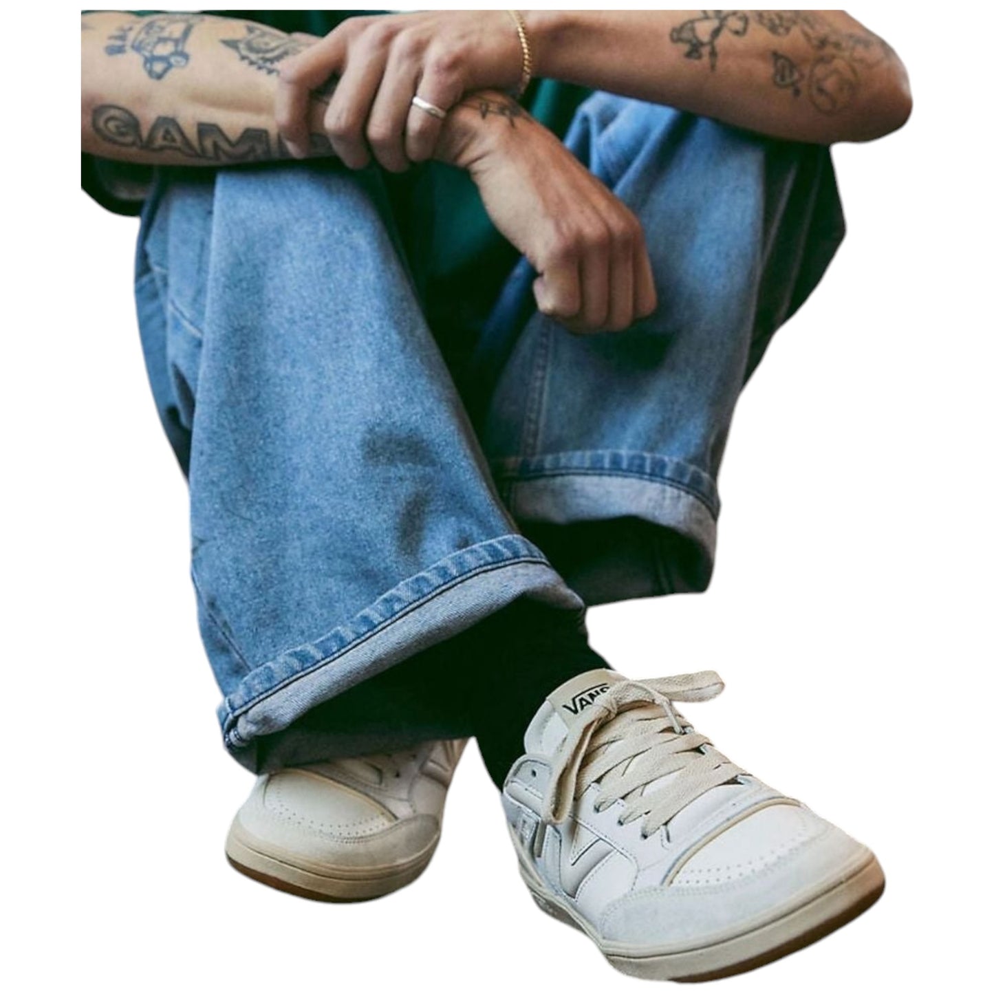 Mens Vans Lowland ComfyCush JMP R Shoes Vintage Marshmallow
