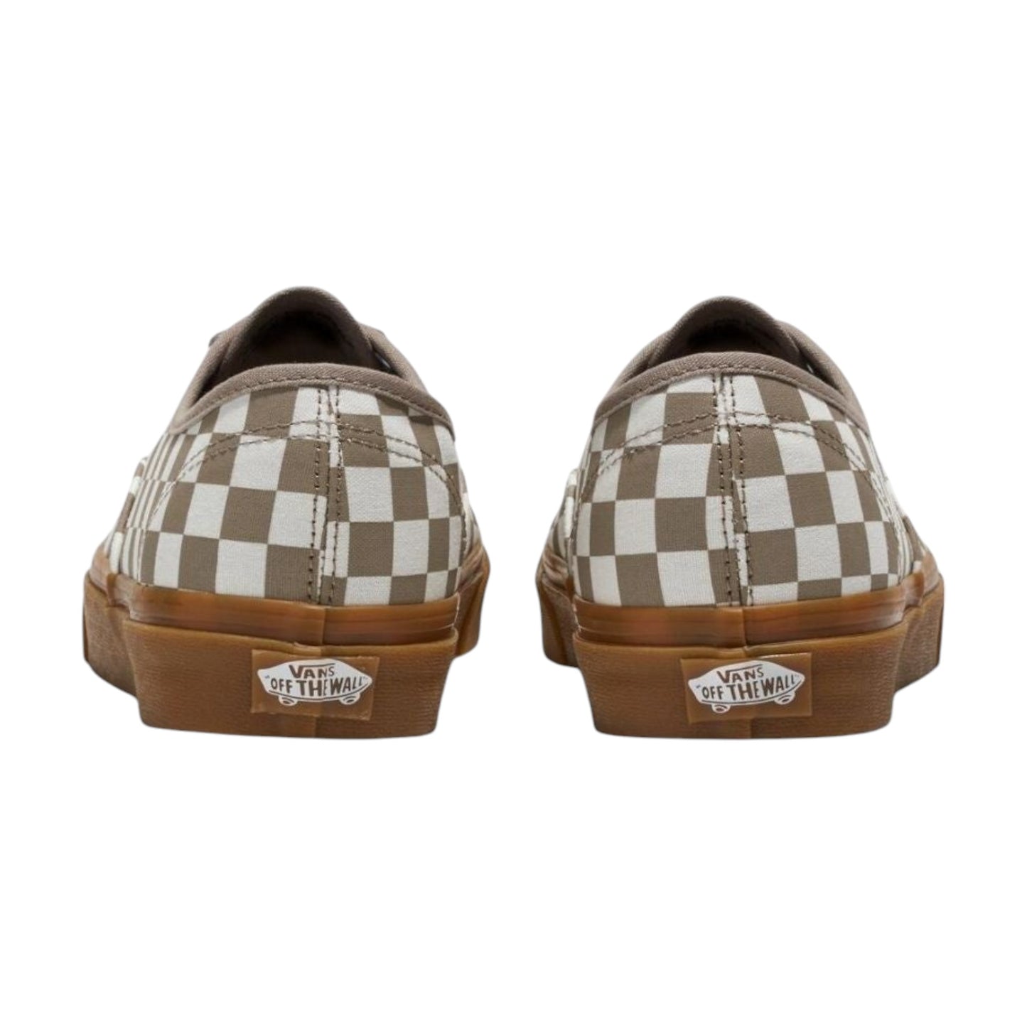 Mens Vans Authentic Checkerboard Shoes Grey