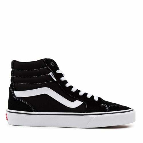 Mens Vans Filmore Hi High Top Shoes Black / White