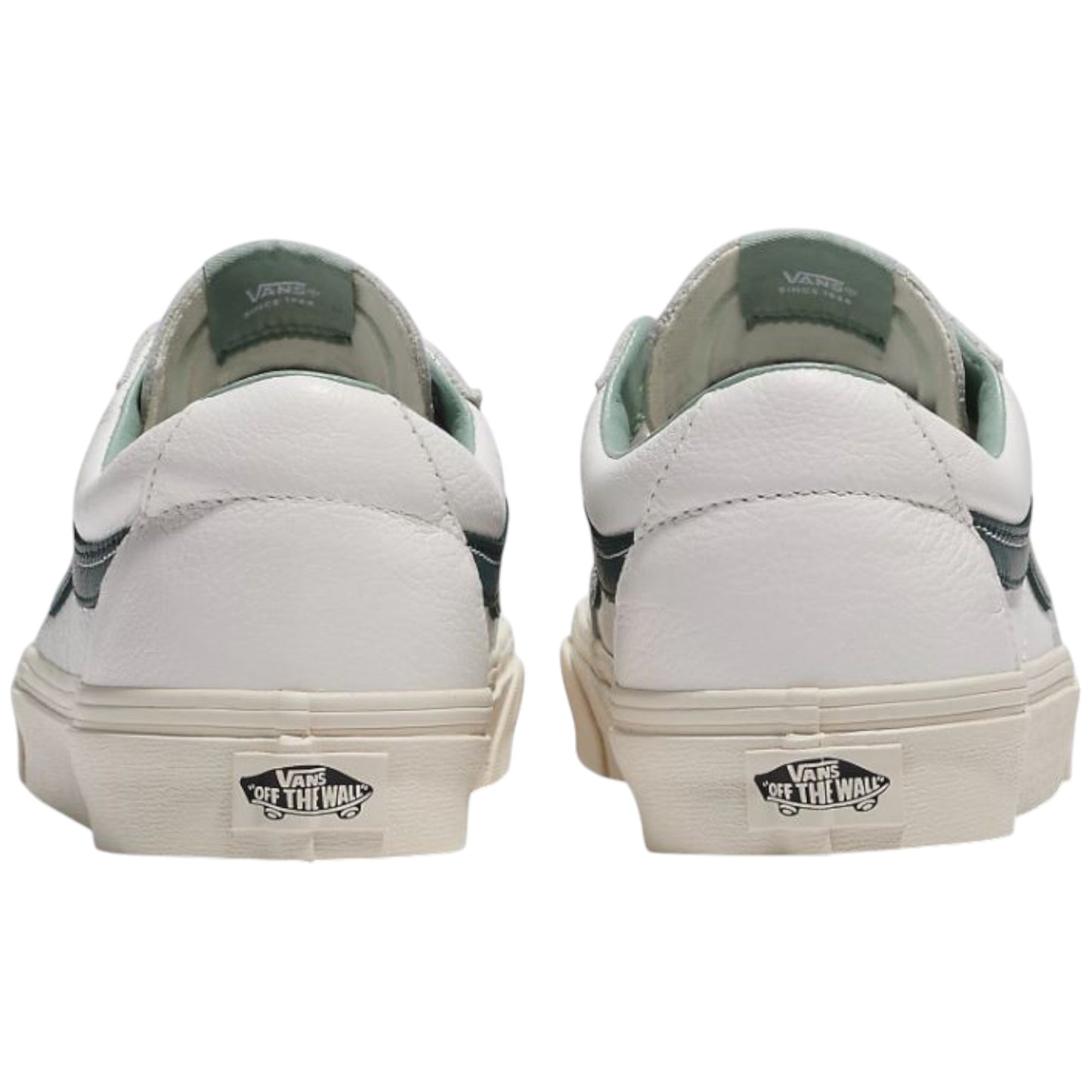Mens Vans SK8 Low Premium Leather Shoes Green Gables