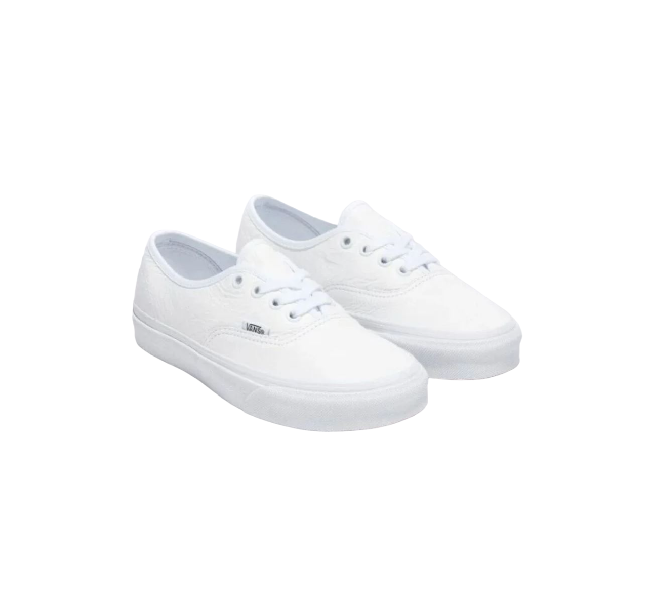 Mens Vans Authentic Premium Leather Shoes White