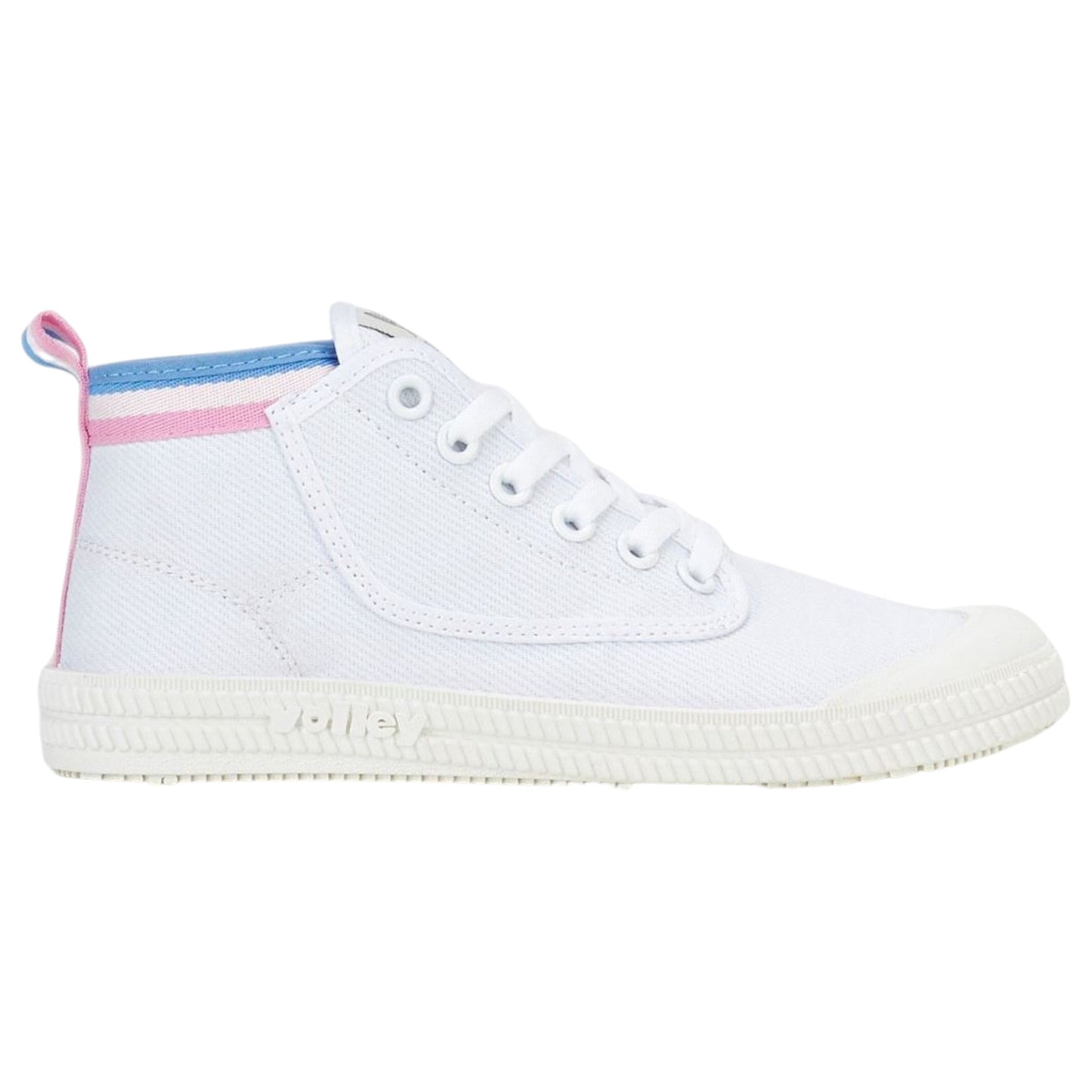 Unisex Adults Volley Heritage Hi Leap Shoes Pink/White/Blue