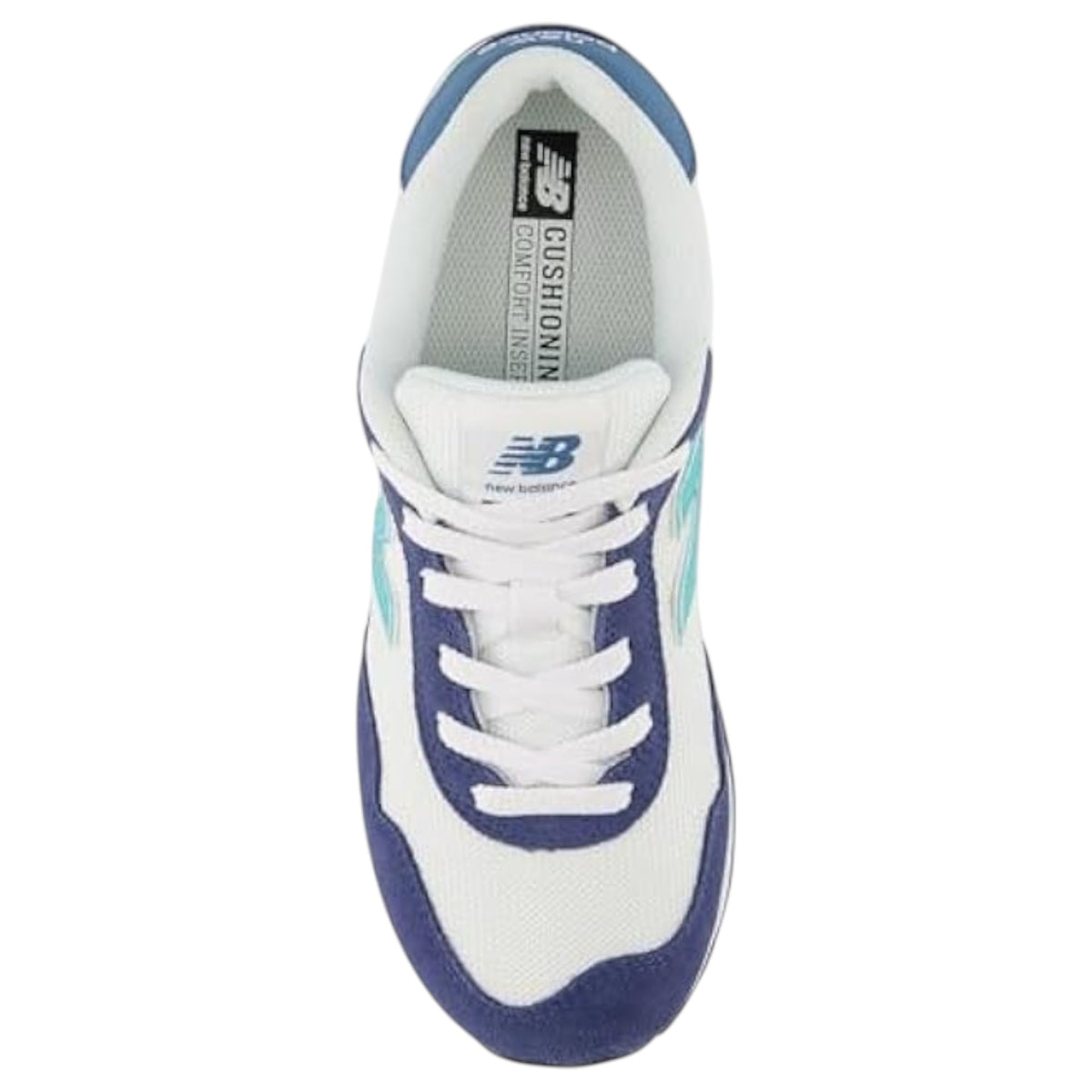 Womens New Balance 515 Shoes White/Blue
