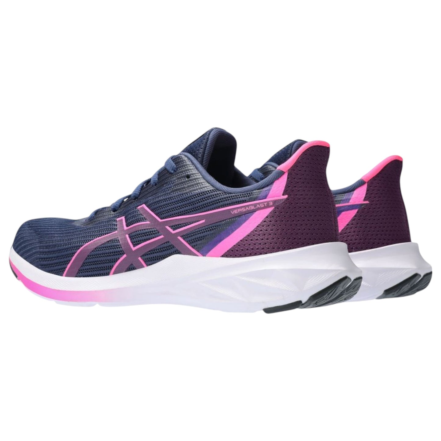 Womens Asics Versablast 3 Shoes Deep Ocean/Hot Pink