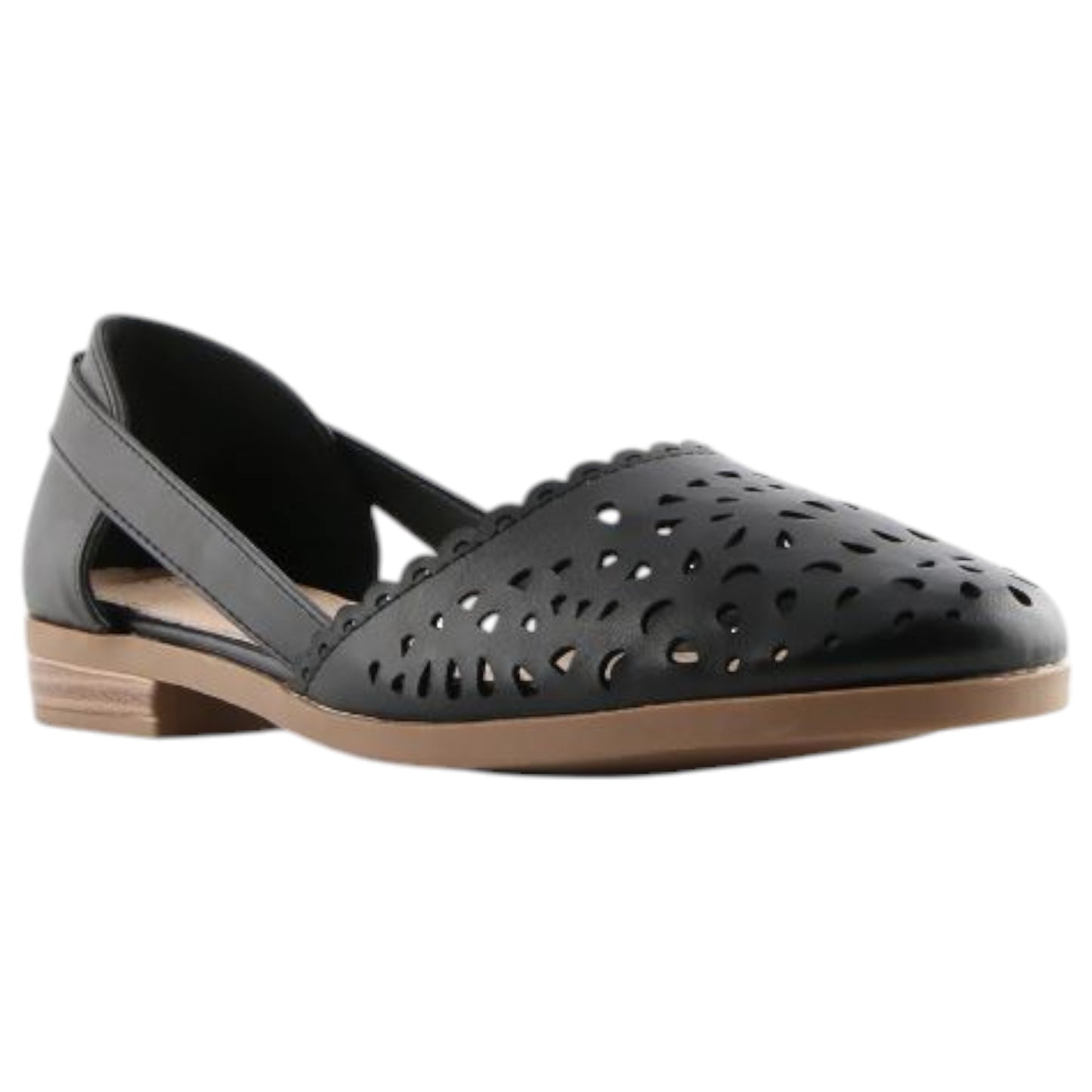 Womens Bellissimo Mavis Flats Black