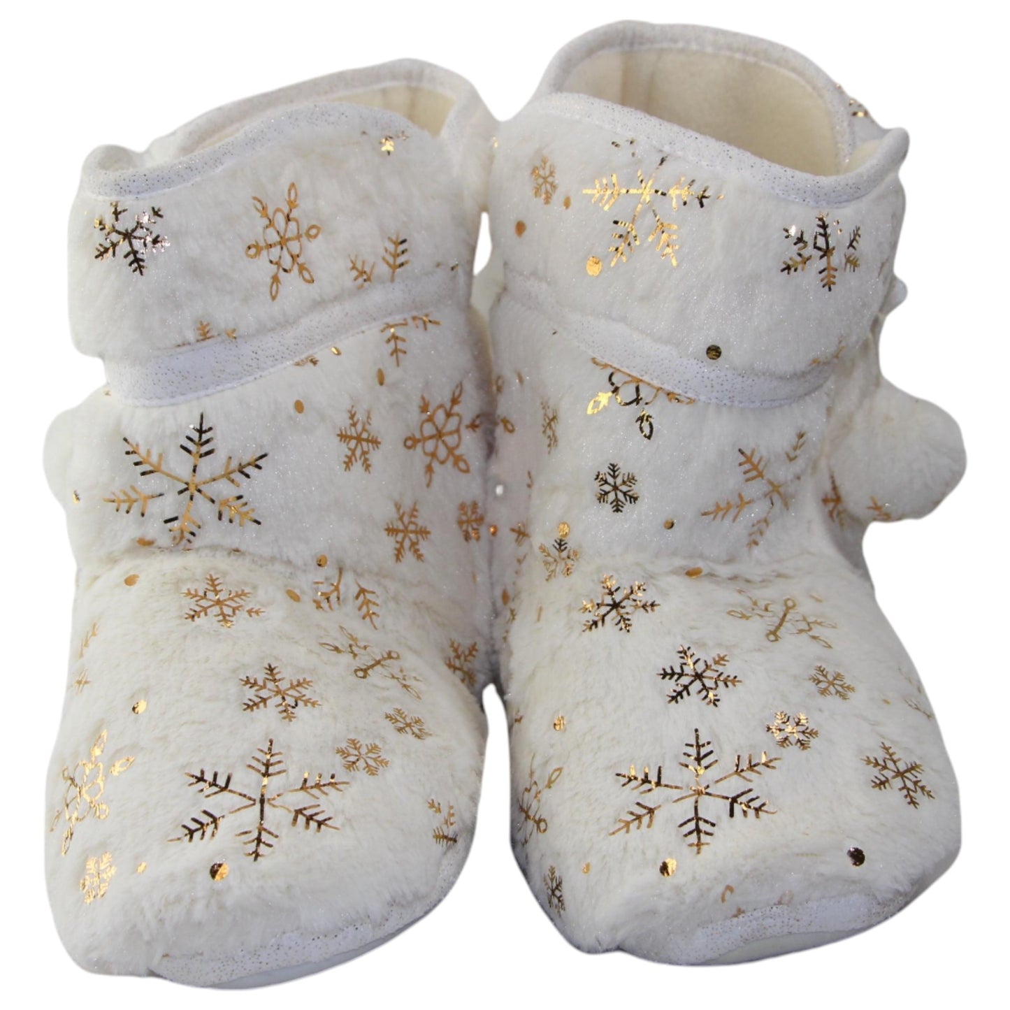 Womens Bellissimo Snow Boot Slippers White