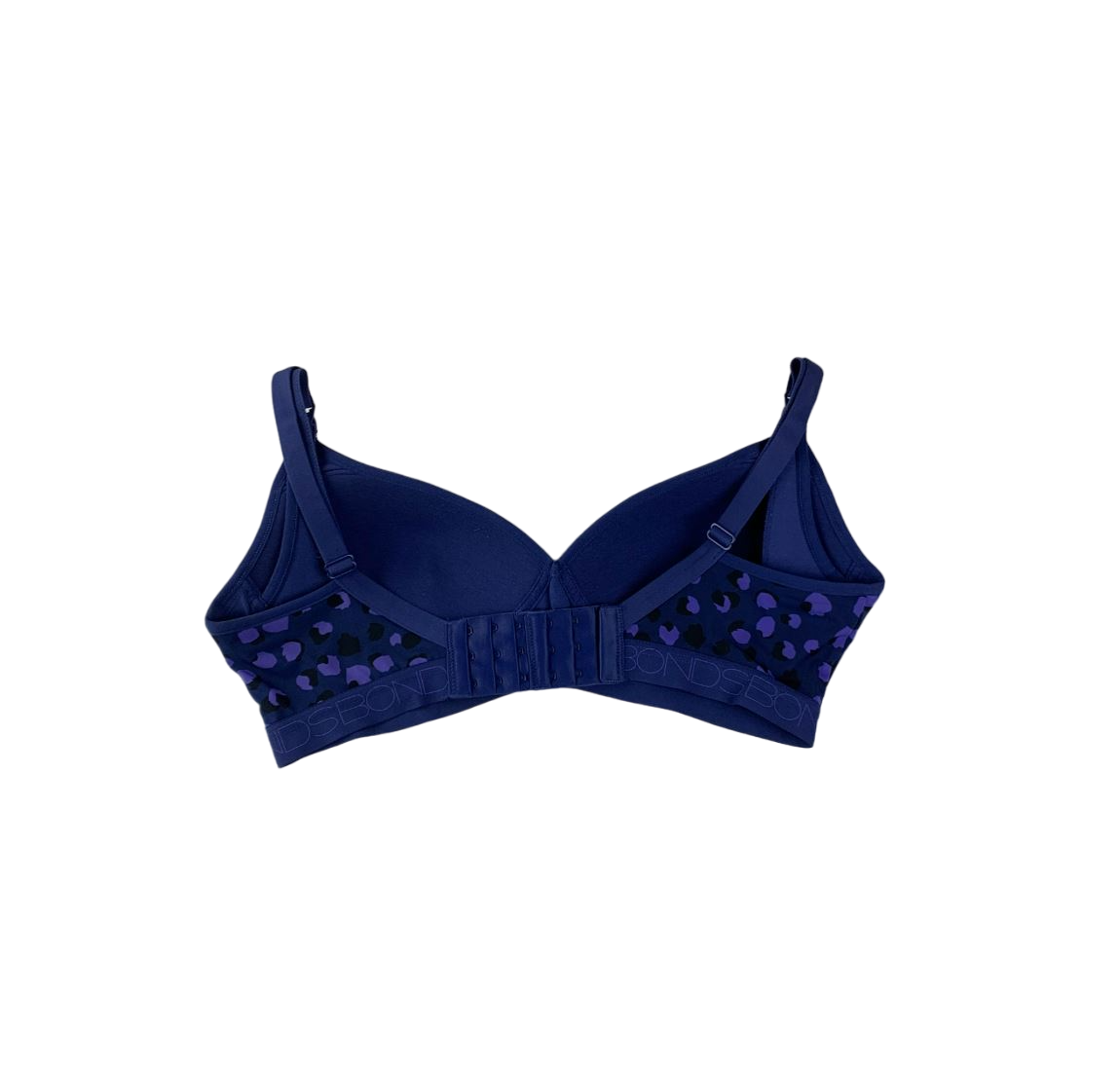 Womens Bonds Bumps Maternity Bra Black/Purple