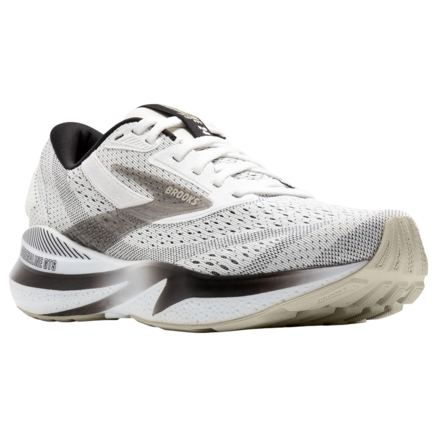 Womens Brooks Adrenaline GTS 24 Shoes White/Black/Pelican