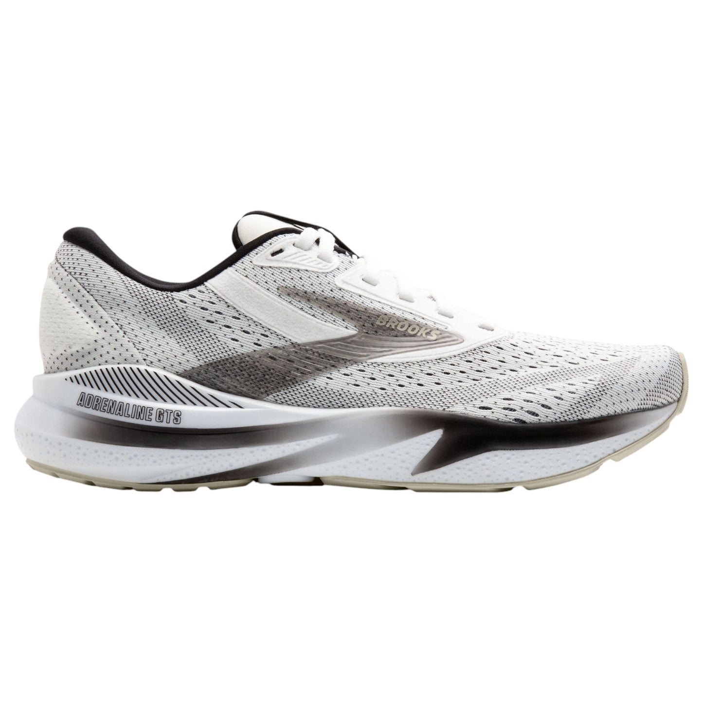 Womens Brooks Adrenaline GTS 24 Shoes White/Black/Pelican