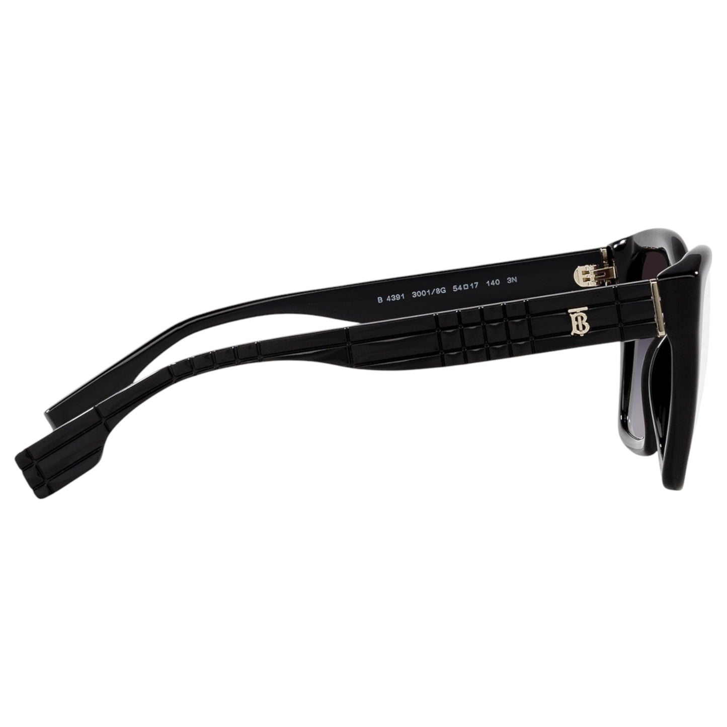 Womens Burberry Arden BE4391 Sunglasses Black/Grey