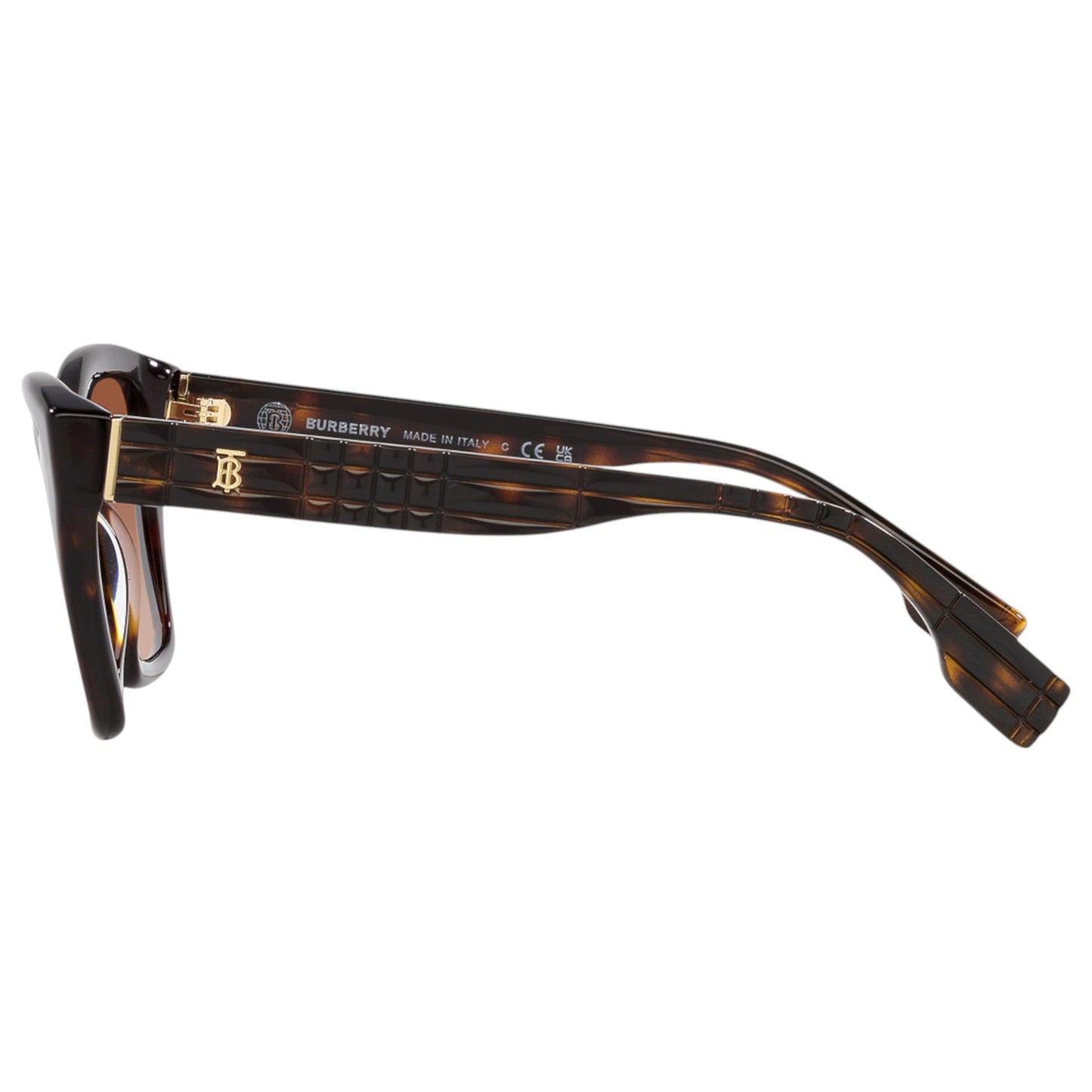 Womens Burberry Arden BE4391 Sunglasses Dark Havana/Brown