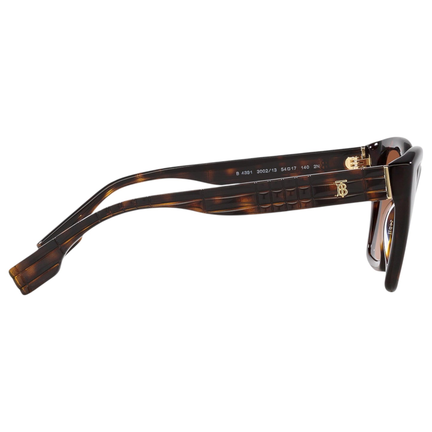 Womens Burberry Arden BE4391 Sunglasses Dark Havana/Brown
